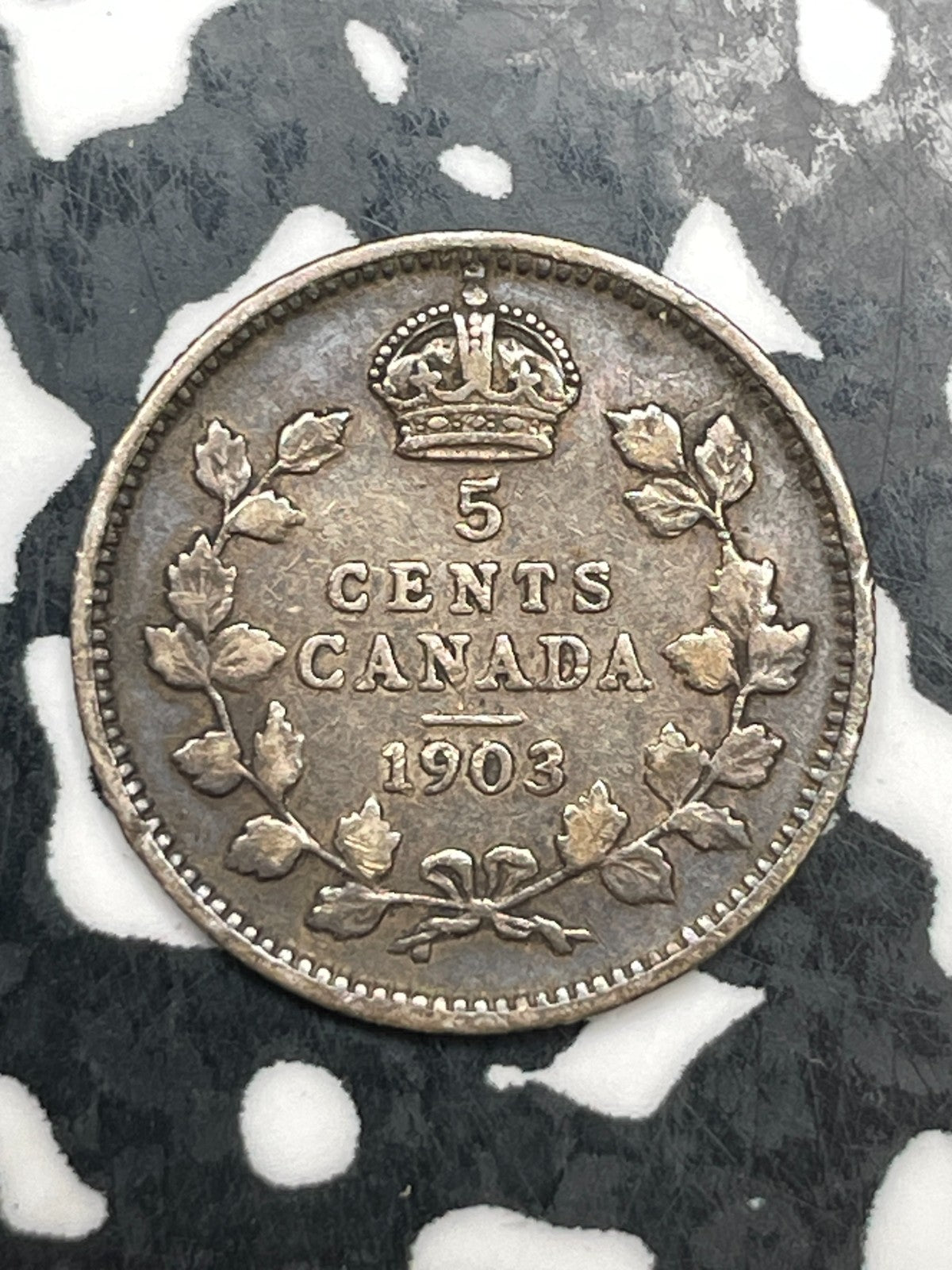 1903 Canada 5 Cents Lot#F6187 Silver!