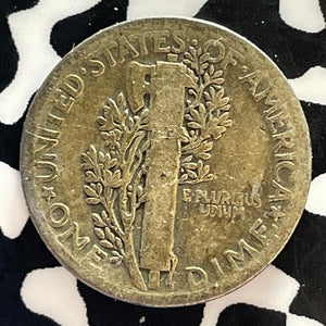1921 U.S. Mercury Dime Lot#T3036 Silver! Key Date!