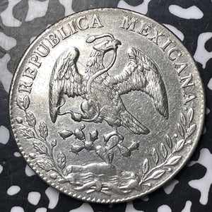 1894-Mo AM Mexico 8 Reales Lot#JM8412 Large Silver!