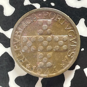 1944 Portugal 10 Centavos Lot#T5728 High Grade! Beautiful!
