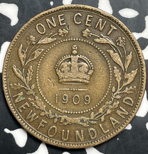 1909 Newfoundland Large Cent Lot#T9831