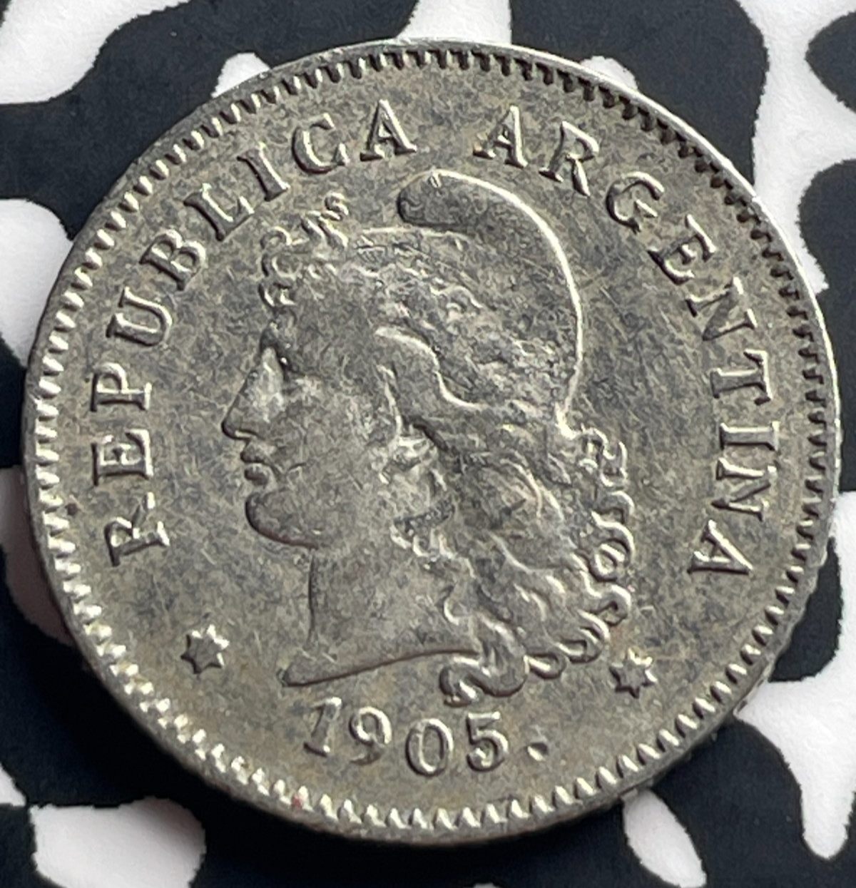 1905 Argentina 10 Centavos Lot#T8983 Better Date