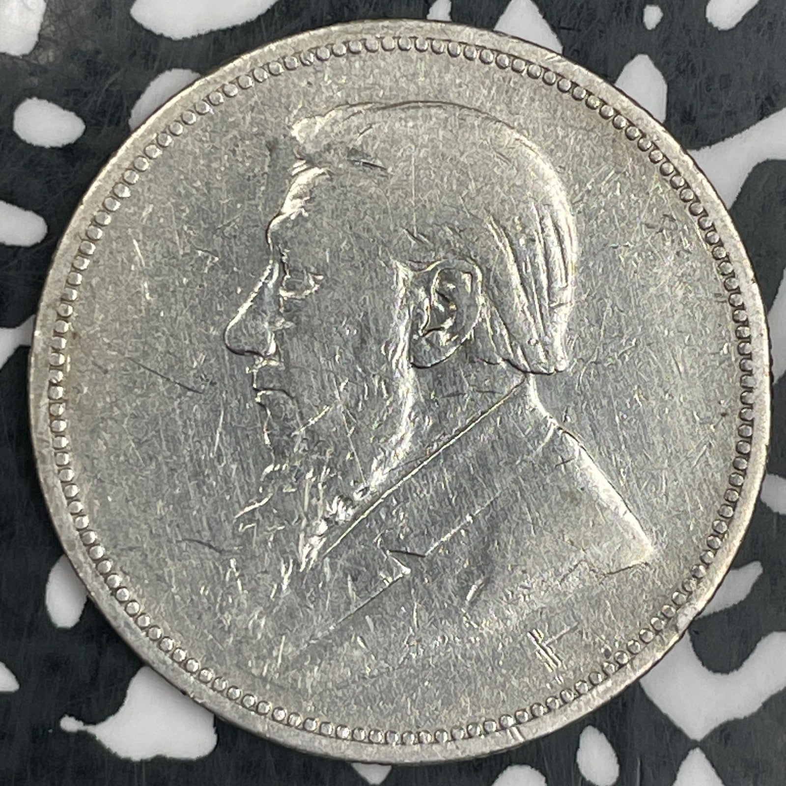 1894 South Africa 2 Shillings Lot#N1757 Silver! Cleaned