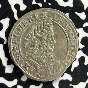1661 Austria 15 Kreuzer Lot#JM9802 Silver! Nice! KM#1145