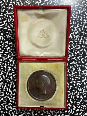 1886 G.B/India London Colonial & Indian Exhibition Medal W/ Box Lot#B2655