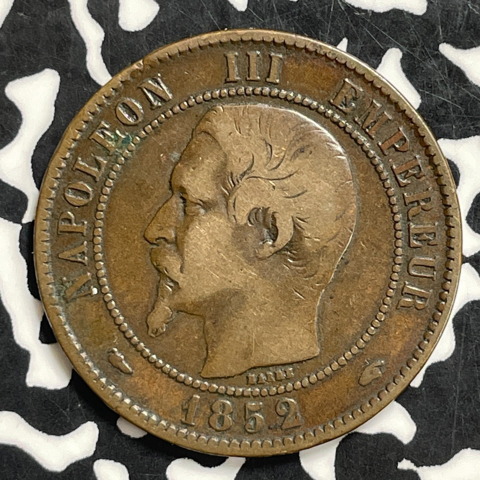 1852-A France 10 Centimes Lot#C0610 Better Date