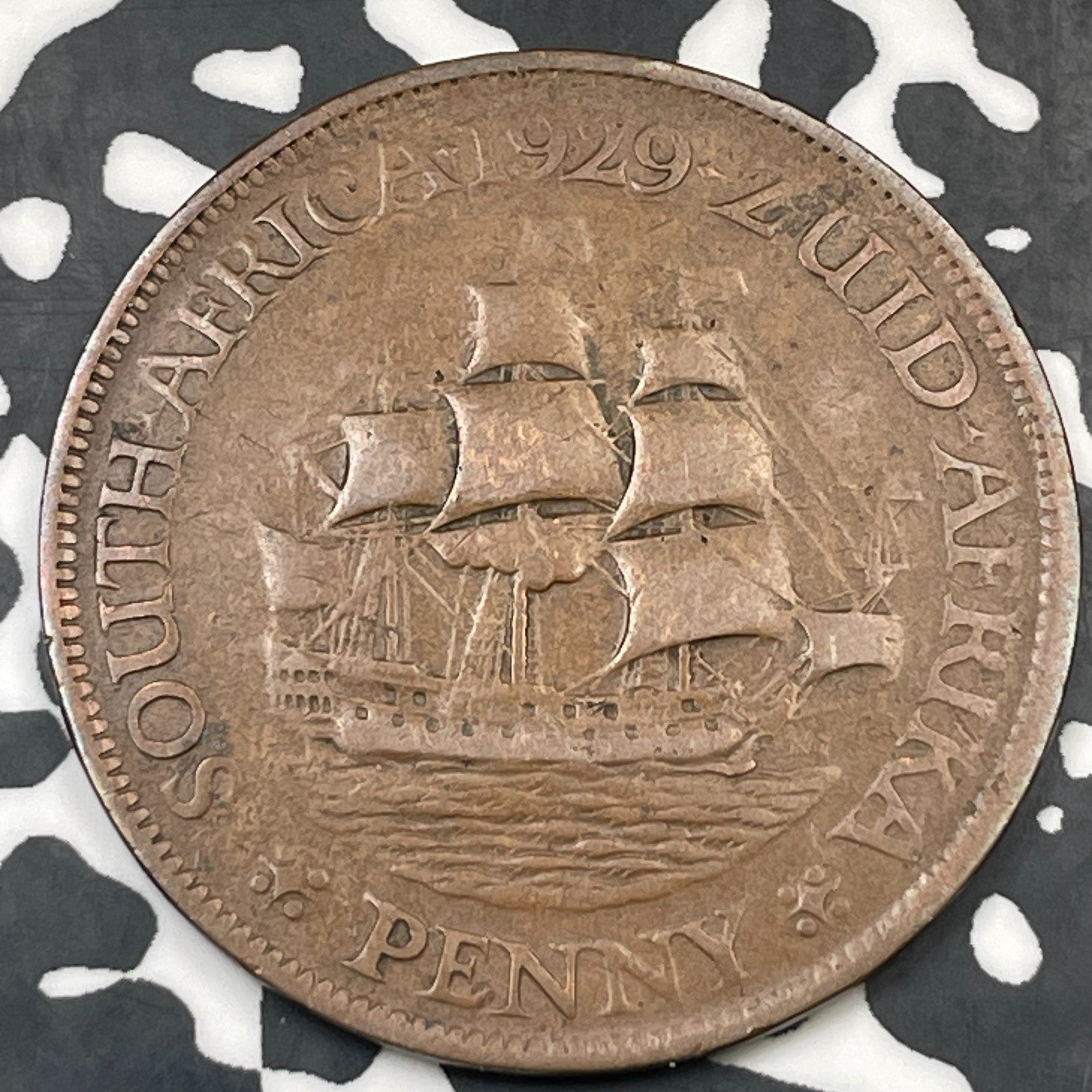 1929 South Africa 1 Penny Lot#N3835