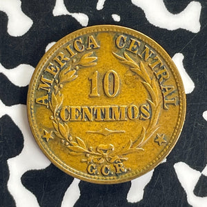 1929 Costa Rica 10 Centimos Lot#T8741