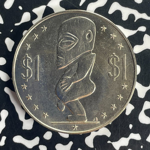 1972 Cook Islands 1 Dollar Lot#T8536 High Grade! Beautiful!