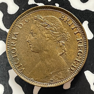 1893 Great Britain Farthing Lot#T5065