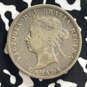 1901 Canada 25 Cents Lot#T7706 Silver!