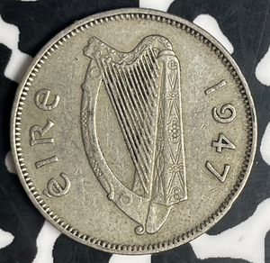 1947 Ireland 6 Pence Sixpence Lot#T9966
