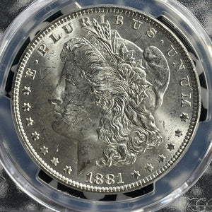 1881 U.S. $1 Morgan Dollar PCGS MS63 Lot#G569 Silver! Choice UNC!