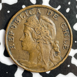 1919-So Chile 2 Centavos Lot#E2820