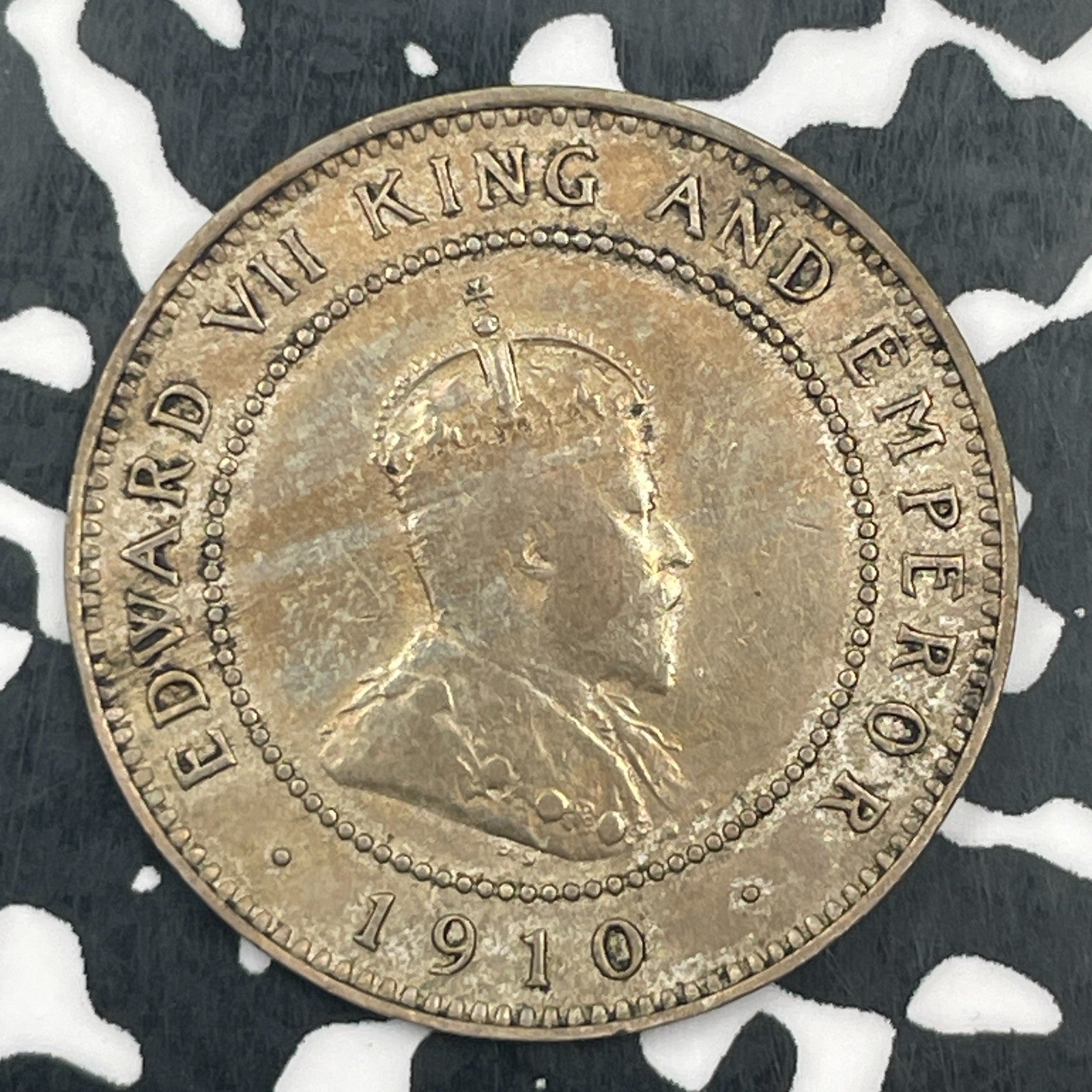 1910 Jamaica 1/2 Penny Half Penny Lot#F8323