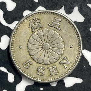(1890) Japan 5 Sen Lot#C0565