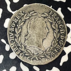 1794-B Austria 10 Kreuzer Lot#T5867 Silver! Scarce!