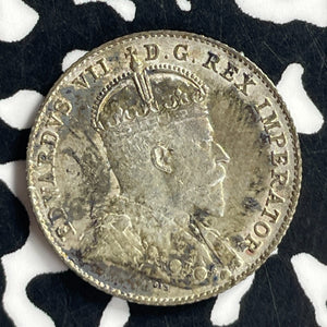 1910 Canada 10 Cents Lot#T7003 Silver! Nice!