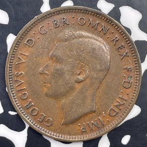 1944 Australia 1/2 Penny Lot#C1315 Better Date
