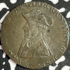 1794 Great Britain Hampshire Emsworth 1/2 Penny Conder Token Lot#D8058