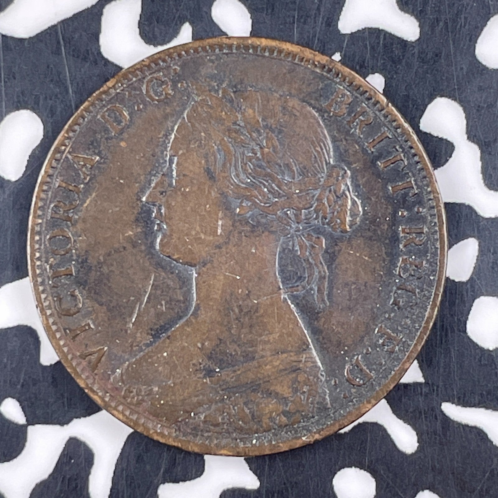 1861 Nova Scotia Large Cent Lot#F5040 Nice!