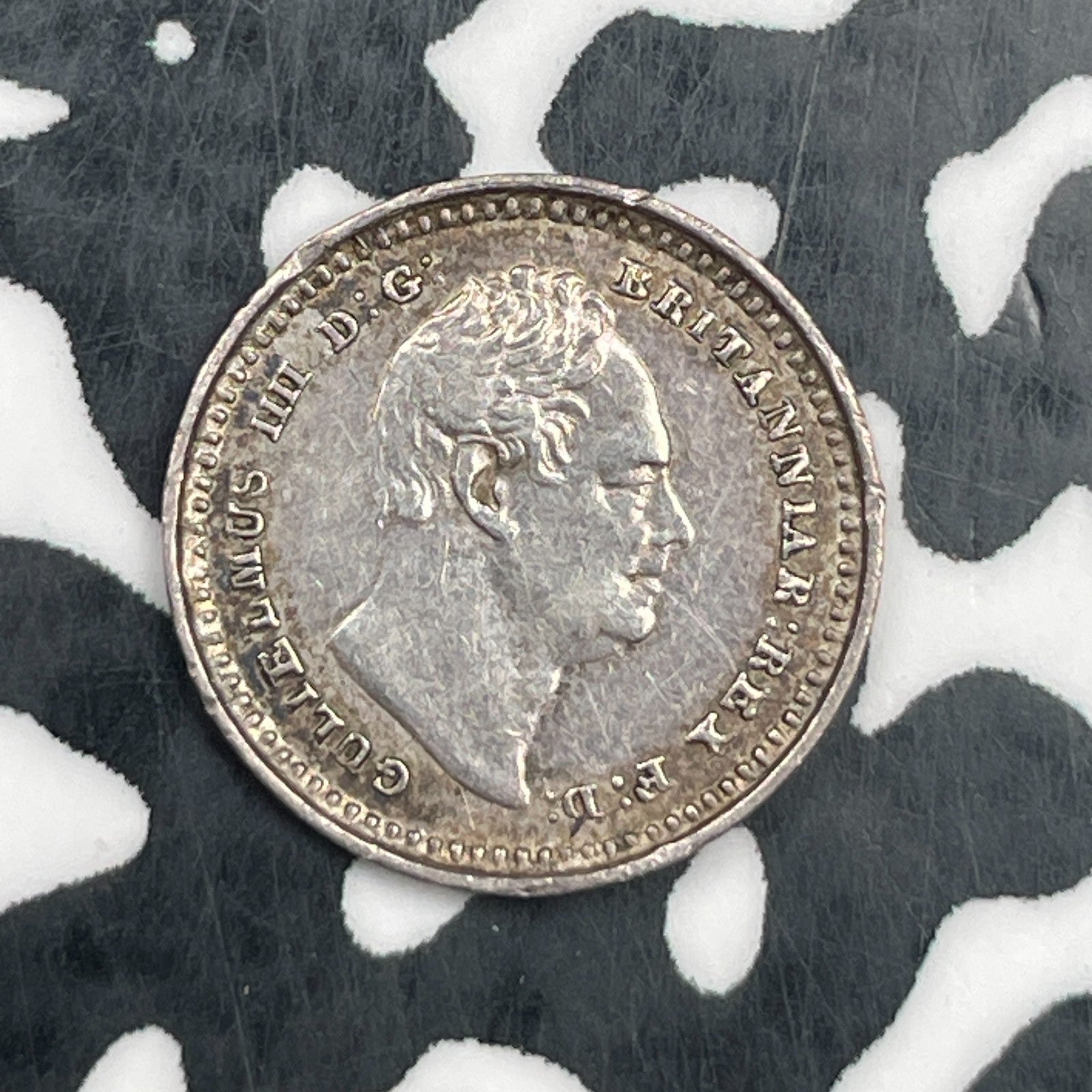 1835 Great Britain William IV 1 1/2 Pence Lot#JM1845 Silver! Nice!