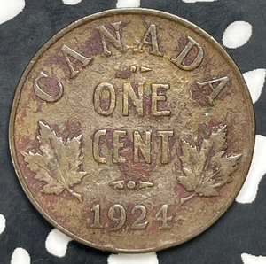1924 Canada Small Cent Lot#C0287 Better Date