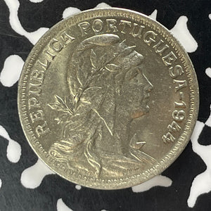 1944 Portugal 50 Centavos Lot#T5721 High Grade! Beautiful!