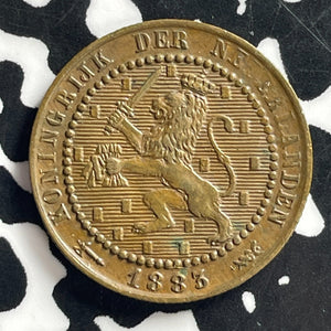 1883 Netherlands 1 Cent Lot#C0815 Nice!