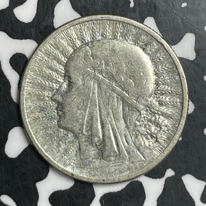 1932 Poland 2 Zlote Lot#T6730 Silver!