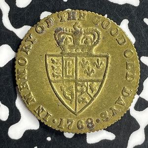 1788 Great Britain 1/2 Guinea Gaming Token Lot#T6783