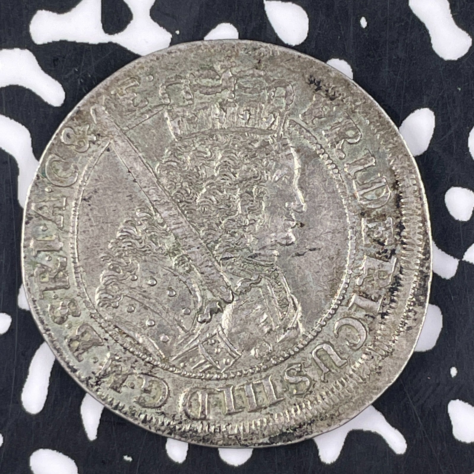 1699-SD Germany Brandenburg-Prussia 18 Groschen Lot#JM1263 Silver! Nice!