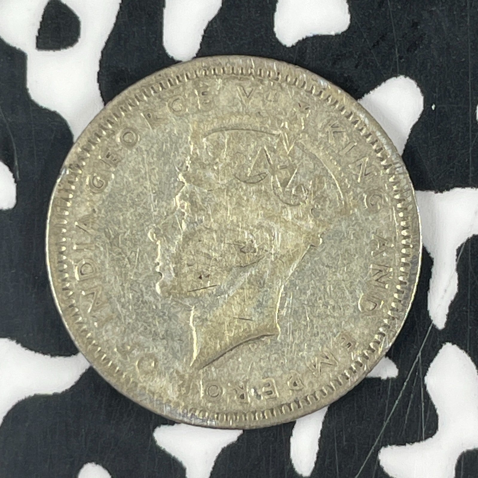 1939 British Honduras 10 Cents Lot#F1323 Silver!