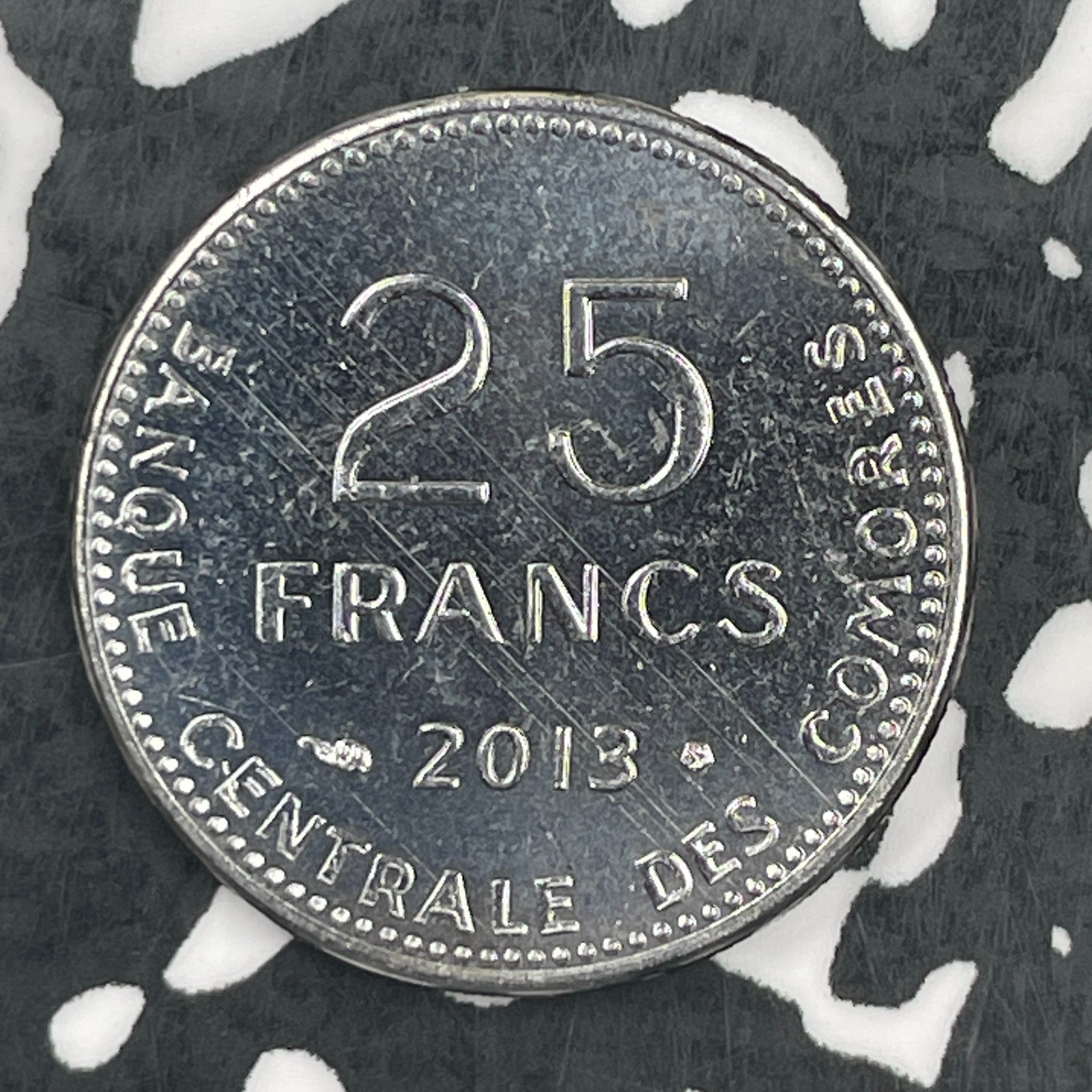 2013 Comoros Islands 25 Francs Lot#F8119 High Grade! Beautiful!
