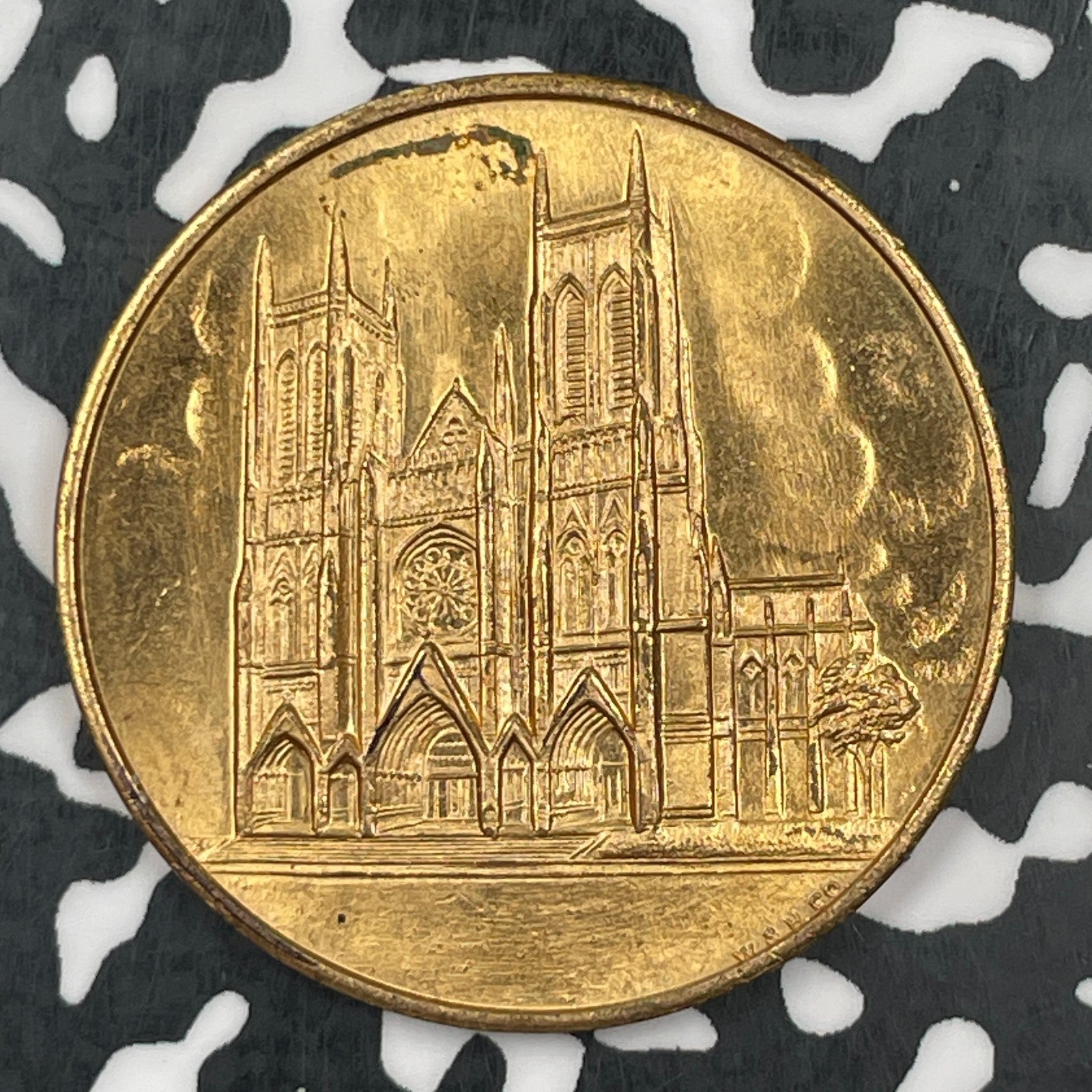 Undated U.S. New York St. John's Church Medal Lot#F8487 High Grade! Beautiful!