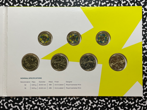 2022 Australia Commonwealth Games 7x Coin Mint Set Lot#B2635 With Case