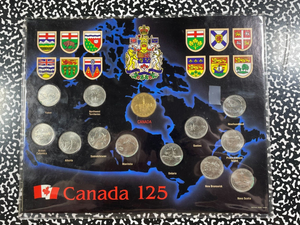 1992 Canada 125th Anniversary 13x Coin Mint Set Lot#B2202 With Case