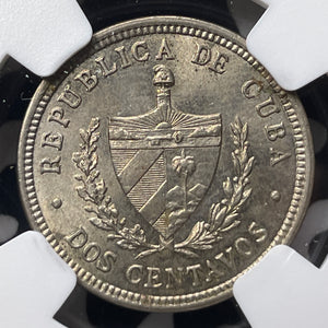 1916 Caribbean 2 Centavos NGC MS63 Lot#G8818 Choice UNC!