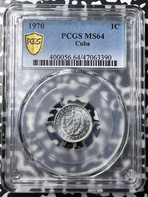 1970 Caribbean 1 Centavo PCGS MS64 Lot#G7986 Choice UNC!