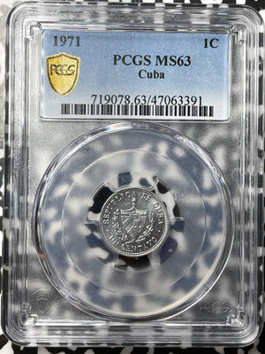 1971 Caribbean 1 Centavo PCGS MS63 Lot#G7987 Choice UNC!