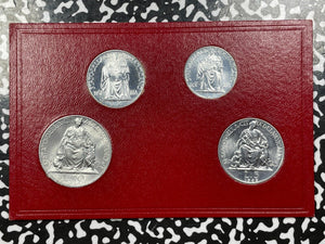 1949 Vatican City 4 Coin Mint Set Lot#B1622 In Original Packaging
