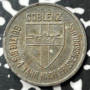 1918 Germany Coblenz 25 Pfennig Notgeld Lot#D5698