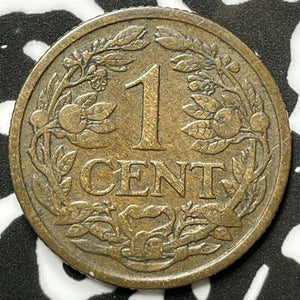 1915 Netherlands 1 Cent Lot#M4721