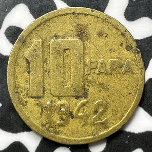 1942 Turkey 10 Para Lot#D2155