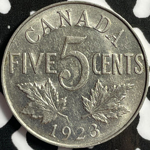 1923 Canada 5 Cents Lot#D5007 Nice!