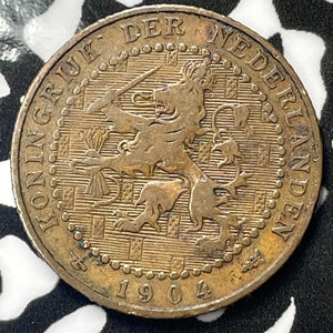 1904 Netherlands 1 Cent Lot#M3981