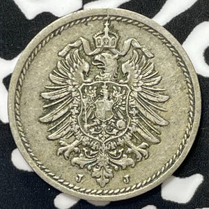 1876-J Germany 5 Pfennig Lot#M5069