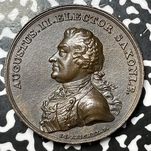1733 Germany Saxony Death Of Friedrich Augustus I Medal Lot#JM6208 43mm