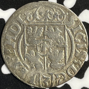 1622 Poland 3 Polker Lot#D4313 Silver!