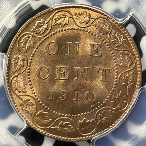 1910 Canada Large Cent PCGS MS64RB Lot#G5815 Choice UNC!
